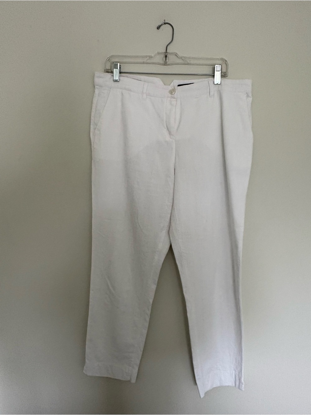 White Women's Straight-Leg Pants
